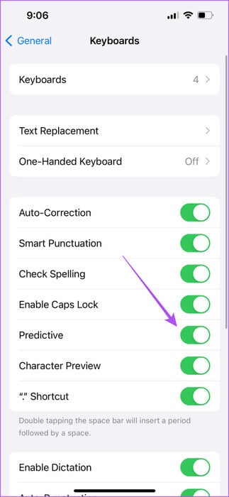 كيفية تمكين أو تعطيل النص التنبؤي المضمن على iPhone وiPad وMac - %categories