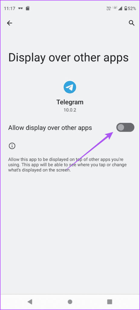 enable-picture-in-picture-telegram-android-463x1024-1 أفضل 5 إصلاحات لعدم عمل Picture-in-Picture في Telegram على iPhone وAndroid