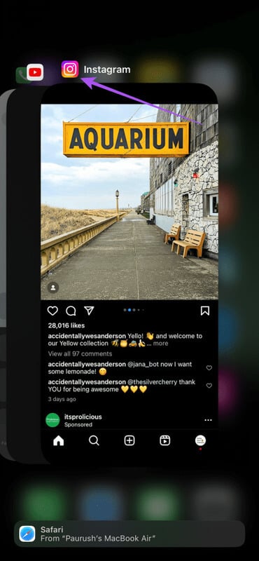 force-quit-instagram-iphone-473x1024-1 كيفية مشاركة الشاشة في مكالمات فيديو Instagram