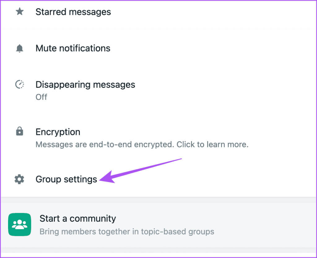 group-settings-whatsapp-desktop-1-1024x832-1 أفضل 6 إصلاحات لعدم عمل استطلاعات الرأي في WhatsApp على الهاتف المحمول وسطح المكتب