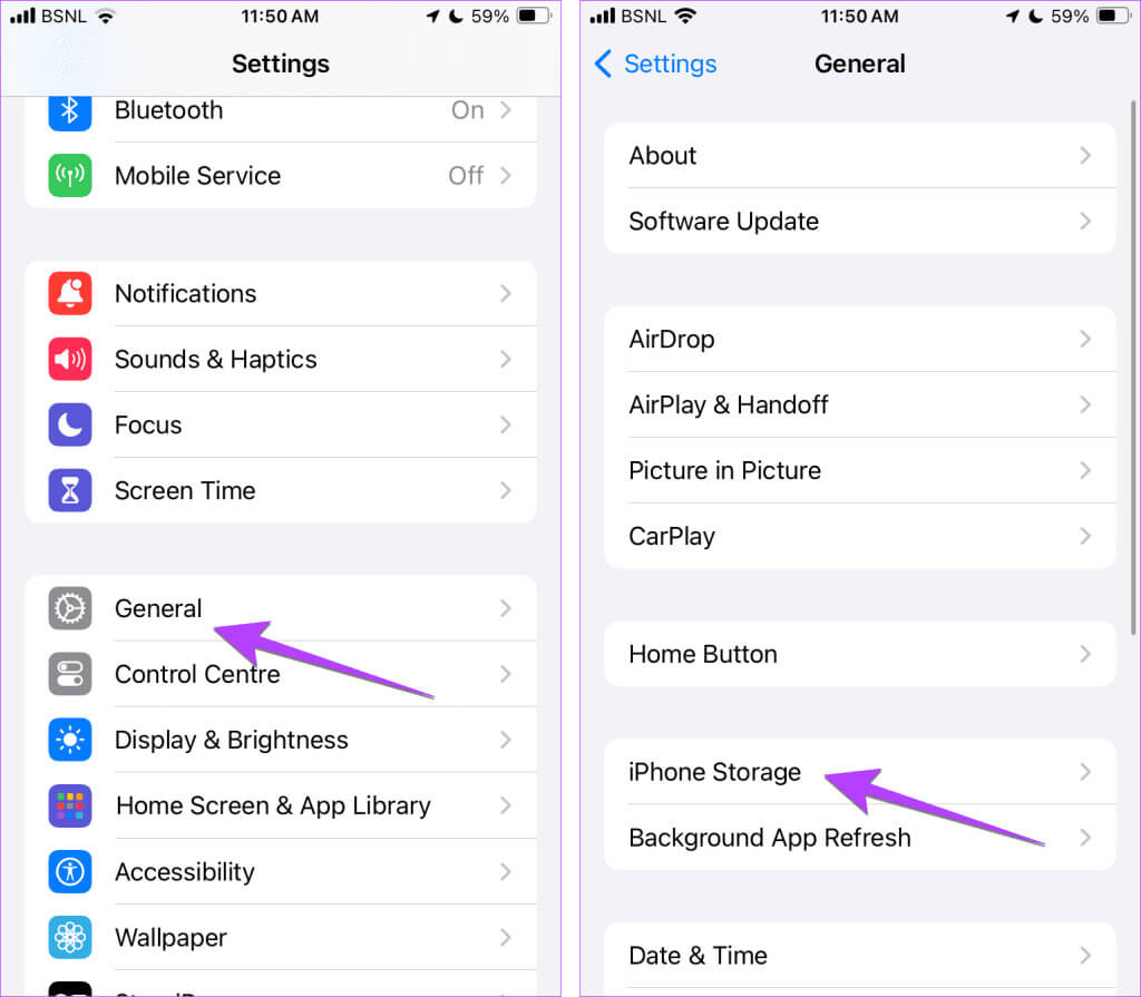 iPhone-Settings-storage-1-1024x895-2 كيفية حذف تطبيقات متعددة بشكل مجمّع على iPhone أو iPad