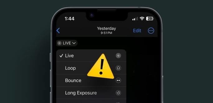 iPhone-live-photo-not-working-684x385-1 11 طريقة لإصلاح عدم عمل Live Photos على iPhone
