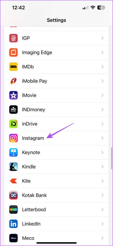instagram-settings-iphone-2-473x1024-1 كيفية مشاركة الشاشة في مكالمات فيديو Instagram