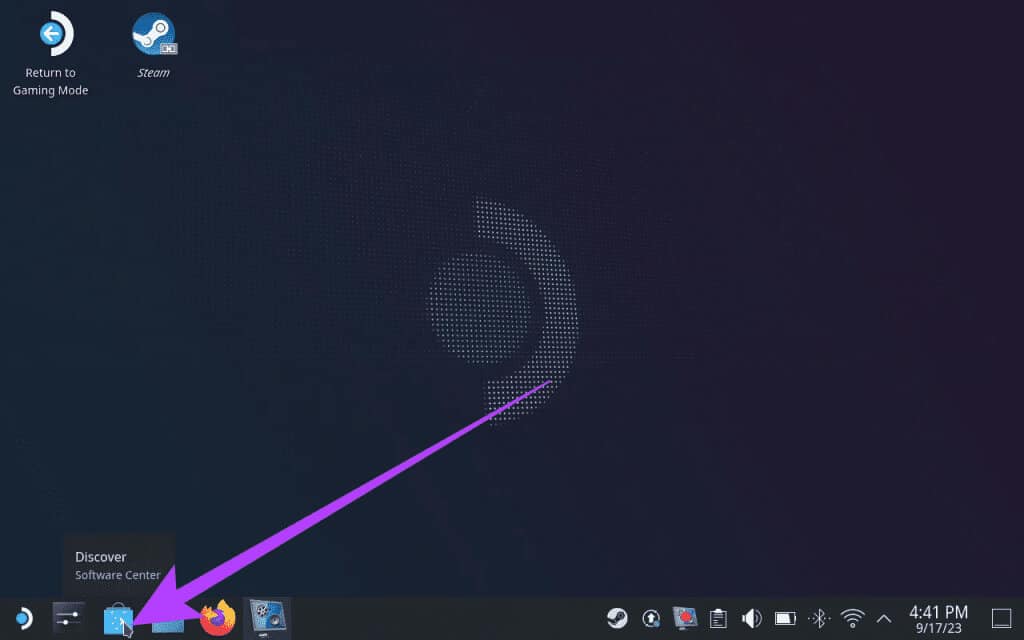 launch-the-Discover-app-1024x640-1 اللعب عن بعد في Steam Deck: قم ببث الكمبيوتر الشخصي أو PS5 إلى Steam Deck