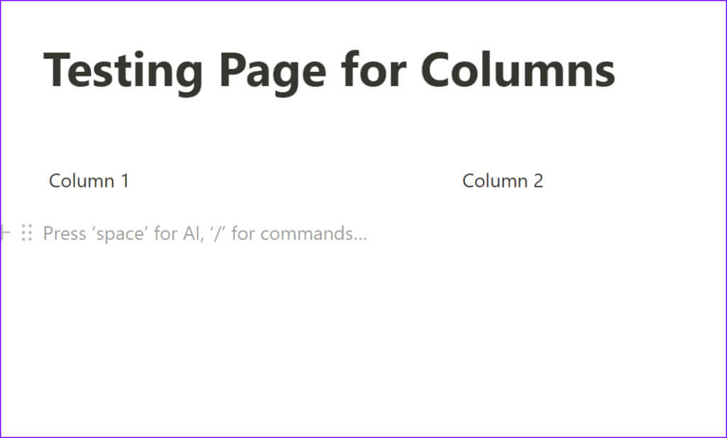 make-columns-in-Notion-2-1024x617-1 كيفية إنشاء أعمدة في Notion