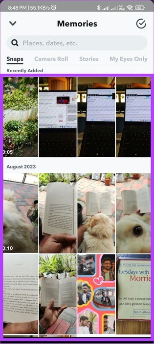 open-the-memory-you-want-to-recover 3 طرق لاستعادة Snaps المحذوفة على iPhone وAndroid