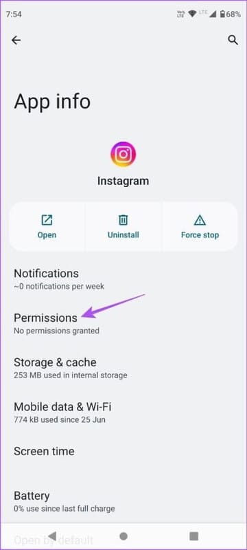permissions-app-info-instagram-android-461x1024-1 كيفية مشاركة الشاشة في مكالمات فيديو Instagram