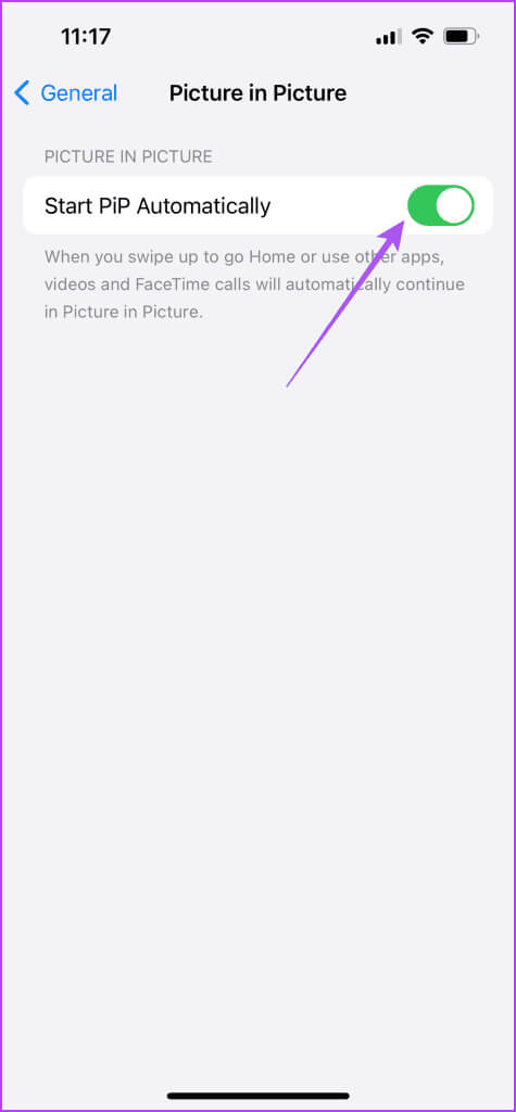 picture-in-picture-iphone-475x1024-1 أفضل 5 إصلاحات لعدم عمل Picture-in-Picture في Telegram على iPhone وAndroid