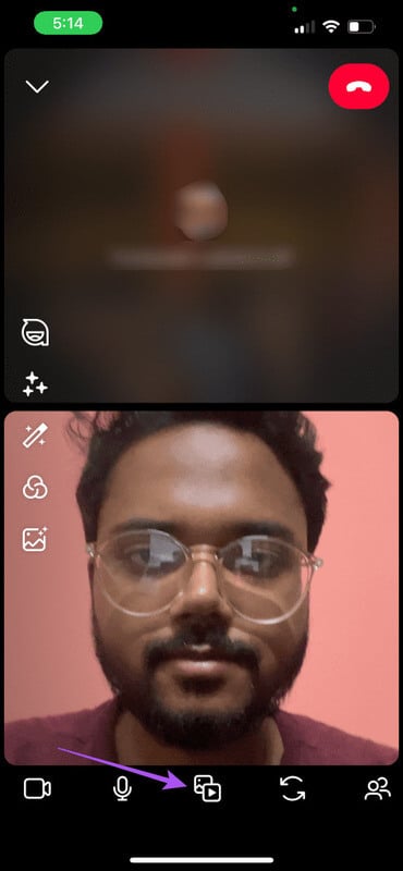 screen-sharing-instagram-video-call-mobile-473x1024-1 كيفية مشاركة الشاشة في مكالمات فيديو Instagram