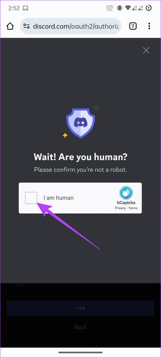 select-I-am-human كيفية تسجيل مكالمات Discord على جهاز الكمبيوتر والهاتف المحمول