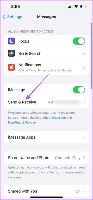 send-and-receive-messages-settings-iphone-475x1024-1 كيفية تغيير رقم هاتف FaceTime على iPhone وiPad وMac