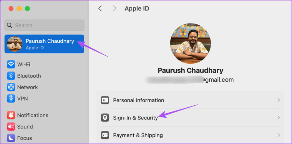 sign-in-and-security-settings-Mac-1024x507-1 كيفية تغيير رقم هاتف FaceTime على iPhone وiPad وMac