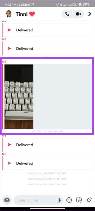 tap-and-hold-the-image 3 طرق لاستعادة Snaps المحذوفة على iPhone وAndroid