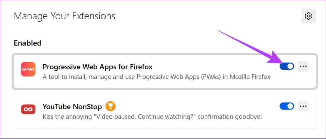 toggle-off-the-extension-1 كيفية إضافة أو إزالة ملحقات Firefox (الإضافات)