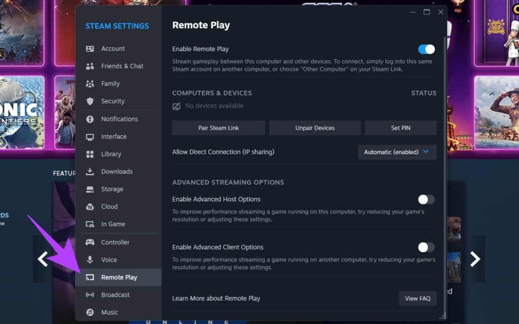 اللعب عن بعد في Steam Deck: قم ببث الكمبيوتر الشخصي أو PS5 إلى Steam Deck - %categories