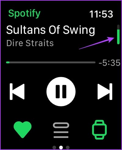 Adjust-Volume-Spotify كيفية ضبط مستوى الصوت على Apple Watch