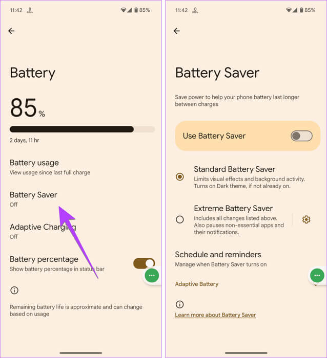 Android-battery-saver-934x1024-1 12 طريقة لمنع التطبيقات من التحكم في السطوع على Android