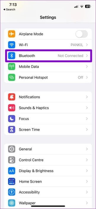 Bluetooth-on-iPhone-474x1024-1 أفضل 7 إصلاحات لعدم عمل الصوت على Twitter على Android أو iPhone