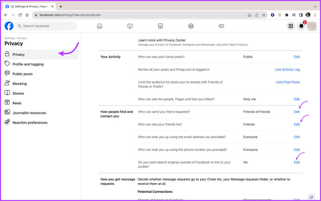 Change-Privacy-Settings-to-Hide-Your-Facebook-Profile-From-Suggestions-2-1024x642-1 كيفية منع Facebook من اقتراحي على الآخرين