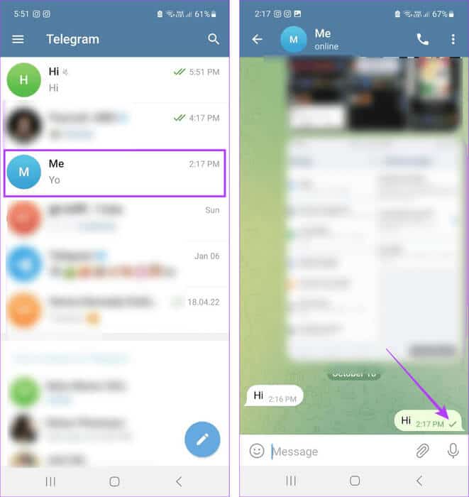 Check-for-one-check-mark ما هي إيصالات قراءة Telegram وهل يمكنك إيقاف تشغيلها؟