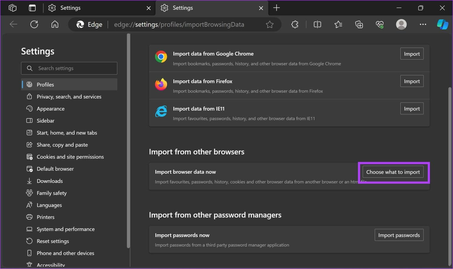 Choose-Browser-Data-1536x912-1 كيفية نقل مفضلات Microsoft Edge أو الإشارات المرجعية على Windows
