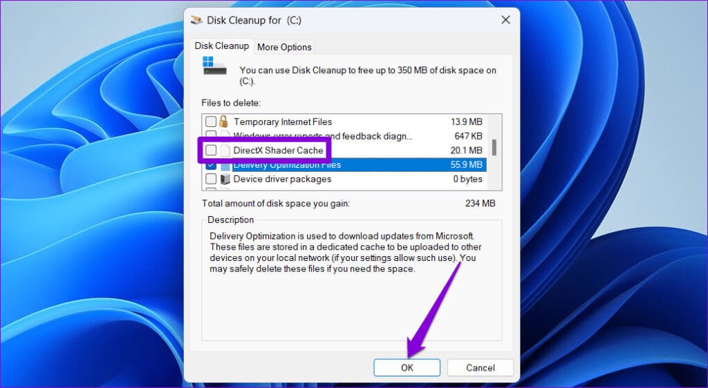 Clear-DirectX-Memory-Error-1024x562-1 أفضل 6 إصلاحات لخطأ DirectX "تعذر تخصيص ذاكرة كافية" على Windows