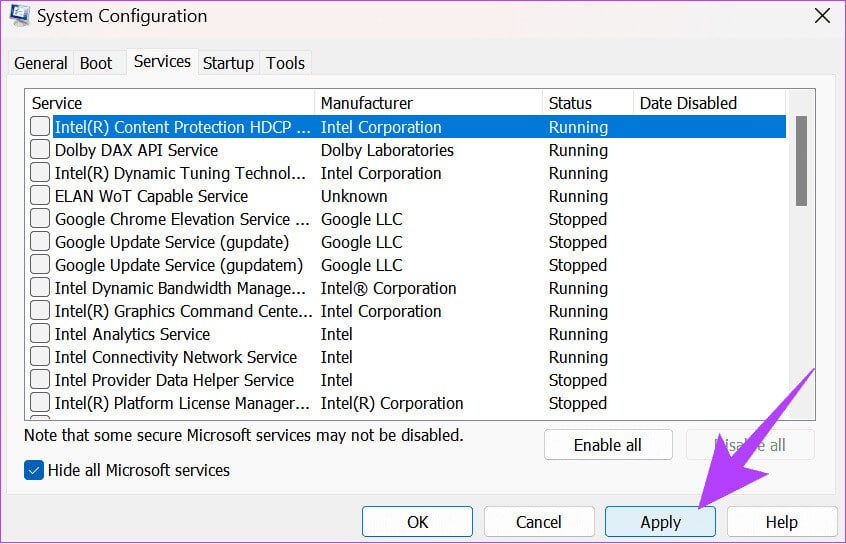 Click-Apply-to-confirm 12 طريقة لإصلاح استمرار تعطل OBS على Windows