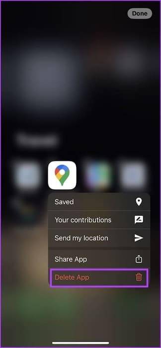 Delete-Google-Maps كيفية إصلاح مشكلة عدم تدوير Google Maps تلقائيًا على iPhone وAndroid