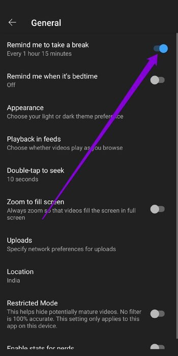 Disable-Remind-Me-to-Take-a-Break_935adec67b324b146ff212ec4c69054f كيفية منع YouTube من التوقف والسؤال عما إذا كنت تريد "مواصلة المشاهدة"