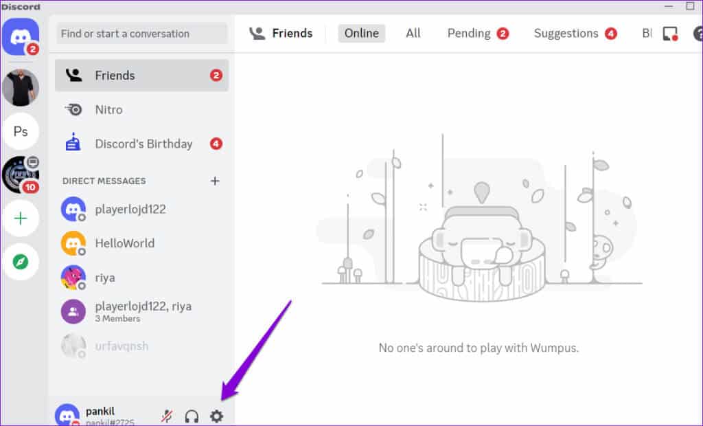 Discord-Settings-Menu-1024x620-1 8 طرق لإصلاح عدم وصول صوت Discord عبر سماعة الرأس