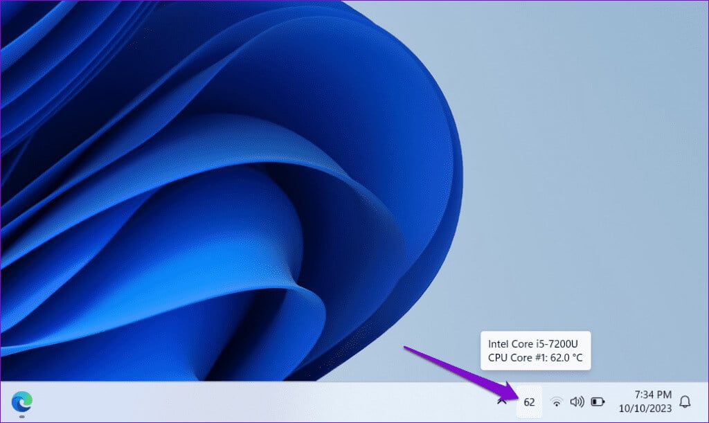 Display-CPU-Temprature-on-Windows-Taskbar-1024x611-1 كيفية عرض درجة حرارة وحدة المعالجة المركزية على Windows