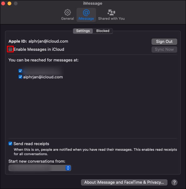 كيفية إصلاح عدم مزامنة IMessage على جهاز Mac - %categories