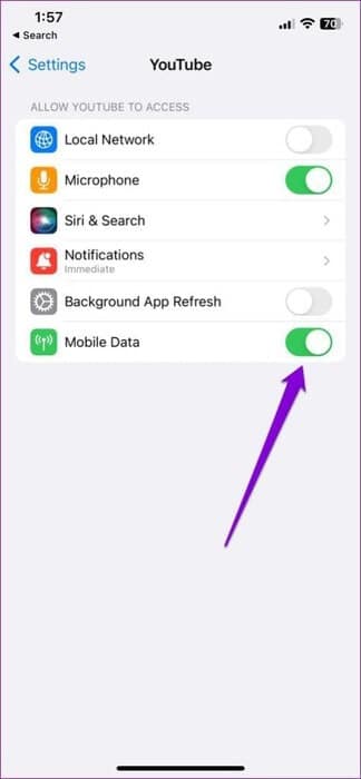 Enable-Mobile-Data-for-YouTube-474x1024-1 10 طرق لإصلاح خطأ خادم YouTube 400 على Android وiPhone