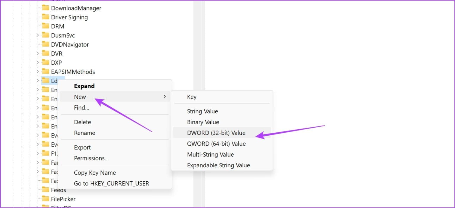 Enter-New-Value-1536x701-1 5 طرق لإزالة Bing من Windows 11