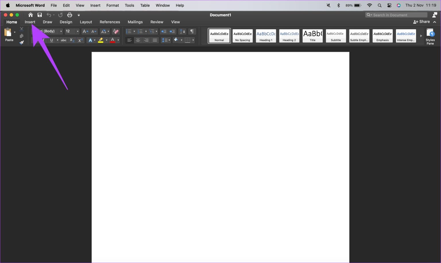 Equation-Editor-Mac-1-1536x917-1 كيفية تمكين محرر المعادلات في Microsoft Word