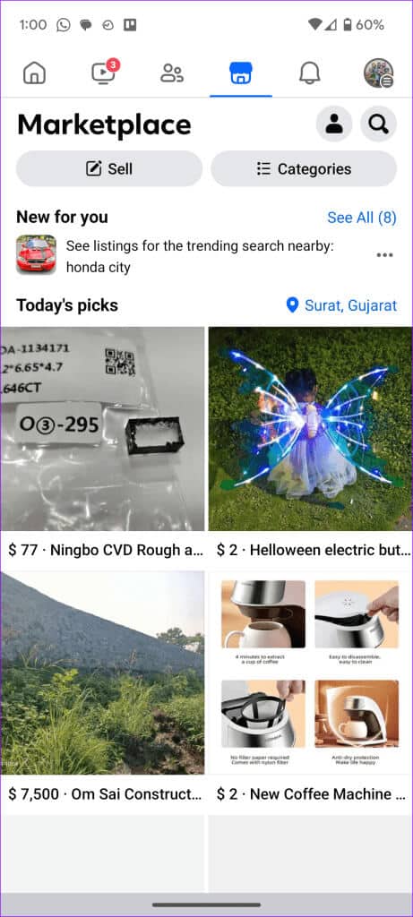 Facebook-Marketplace-Limit-Reached-2-461x1024-2 كيفية التخلص من مشكلة الوصول إلى الحد الأقصى في Facebook Marketplace