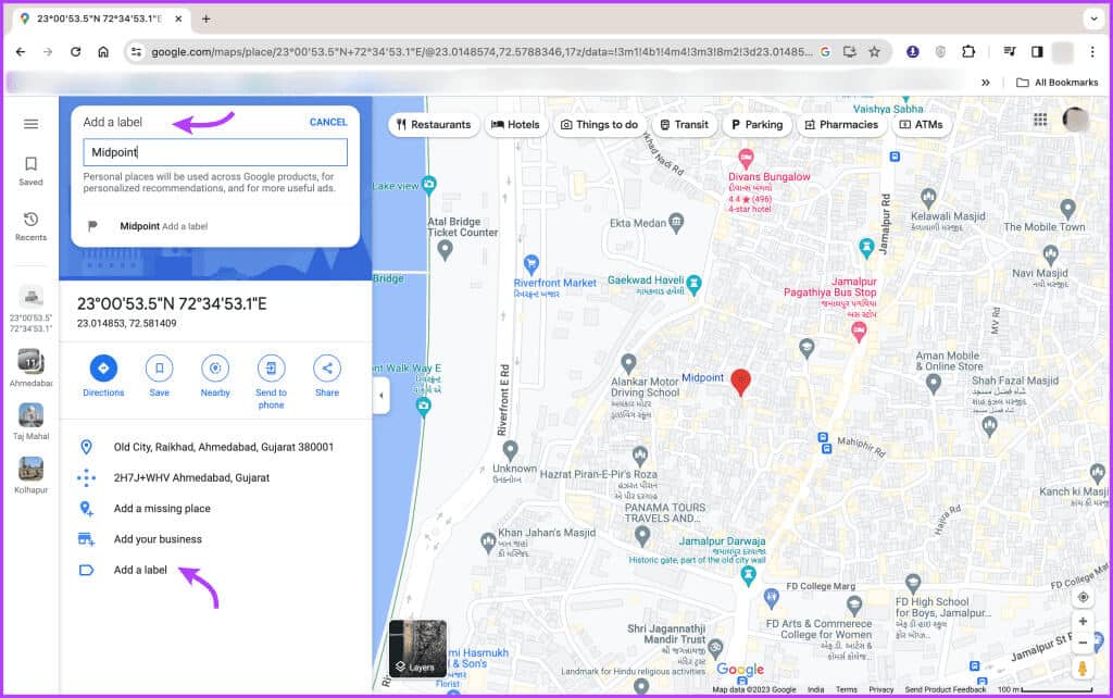 Get-Coordinates-of-the-Halfway-Point-via-Google-Web-3-1024x642-1 كيفية العثور على نقطة المنتصف على Google Maps