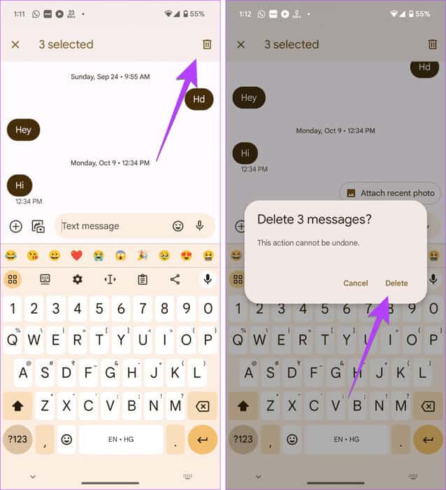 Google-Messages-Conversation-Delete-Multiple-934x1024-1 كيفية حذف رسائل نصية متعددة أو كلها على Android