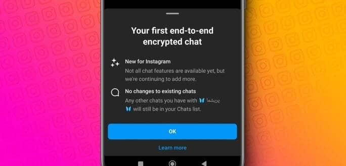 كيفية تمكين تشفير End-To-End لمحادثات Instagram - %categories