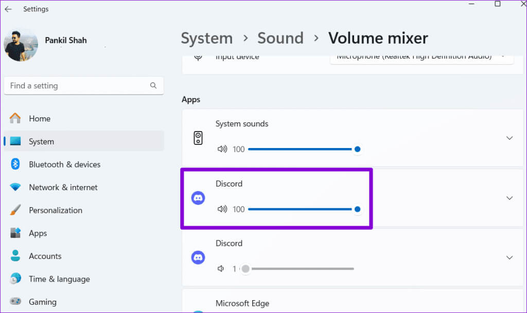 Increase-Discord-App-Sound-on-Windows-1024x609-1 8 طرق لإصلاح عدم وصول صوت Discord عبر سماعة الرأس