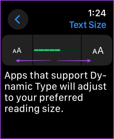 Increase-Text-Size كيفية تغيير حجم الخط على Apple Watch