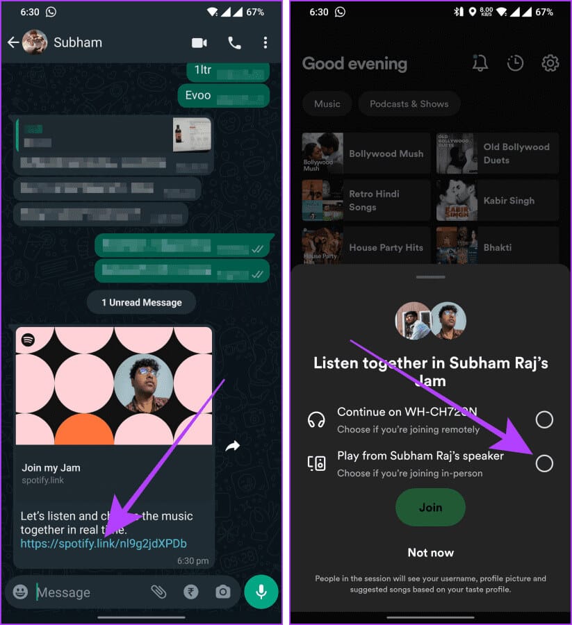 Join-a-Spotify-Jam كيفية بدء جلسة Spotify Jam مع الأصدقاء