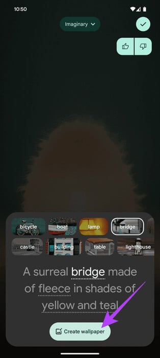 Once-done-just-tap-on-Create-wallpaper-1-460x1024-1 8 أفضل نصائح وحيل Google Pixel 8 و 8 Pro