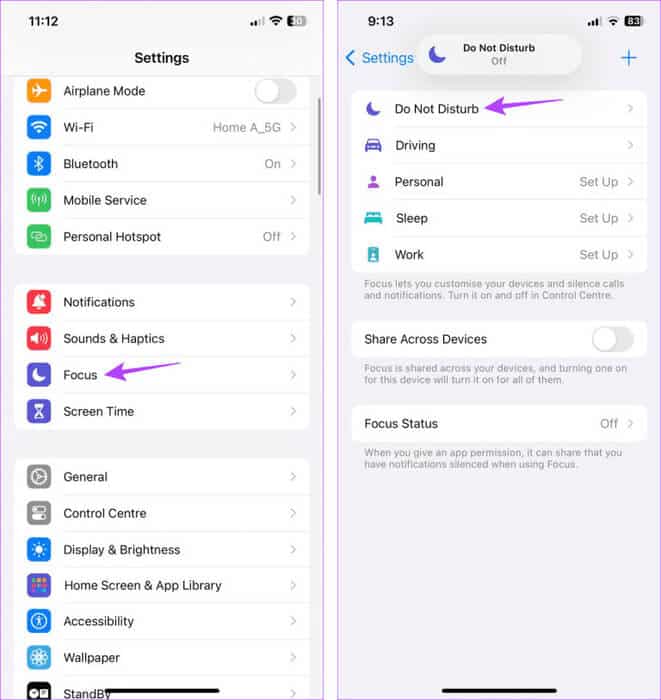 Open-DND-settings-768x813-1 9 طرق لإصلاح اختفاء الخلفية على iPhone