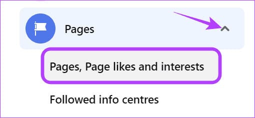 Open-pages-and-select-pages-page-likes-and-interests كيفية إزالة الإعجابات على Facebook على جهاز الكمبيوتر والهاتف المحمول