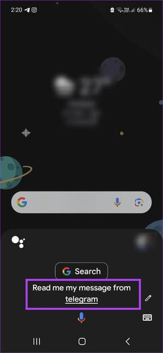 Read-message-from-Google-Assistant-1 ما هي إيصالات قراءة Telegram وهل يمكنك إيقاف تشغيلها؟