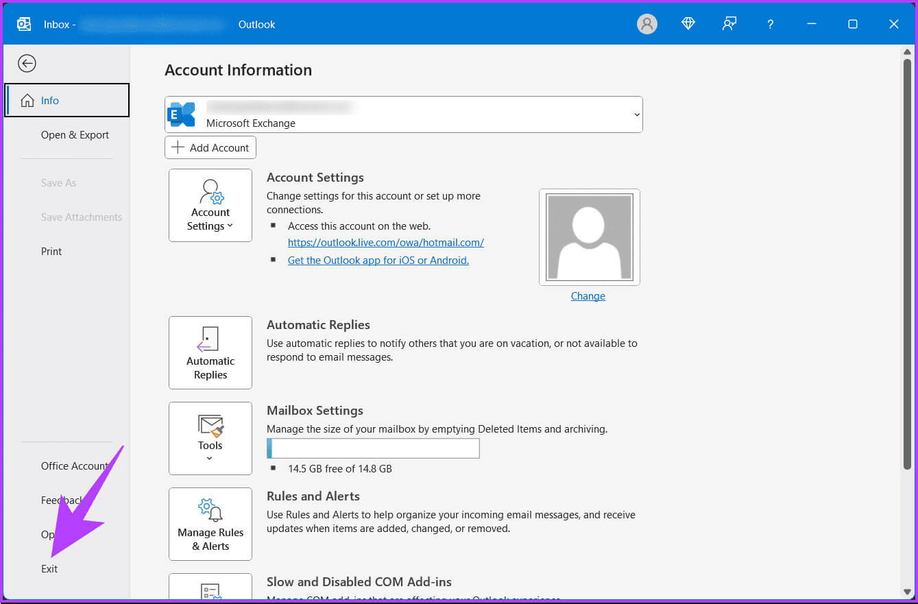 Restart-Outlook_20 كيفية إعادة تشغيل Outlook على Windows أو Mac