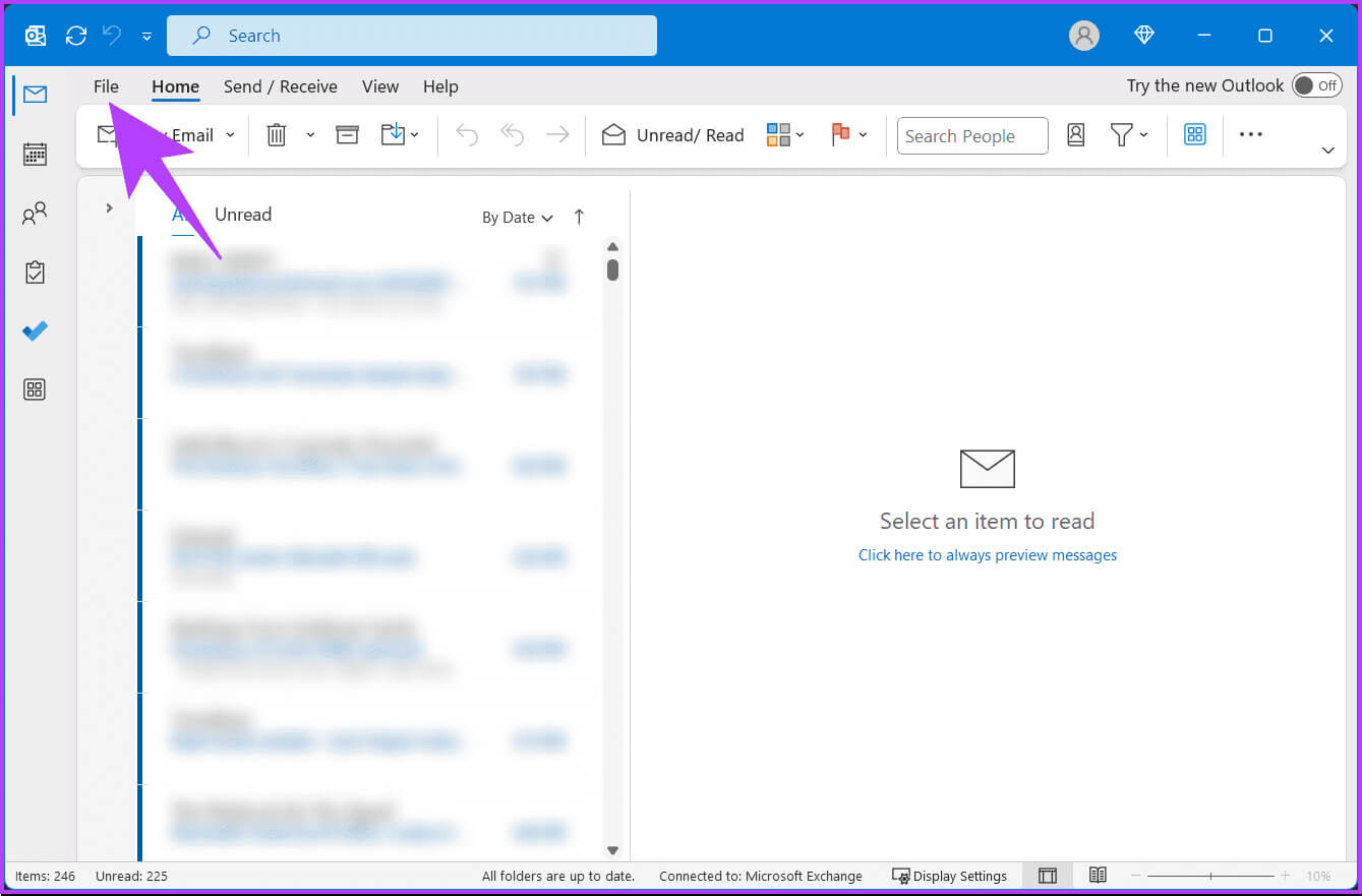 Restart-Outlook_21 كيفية إعادة تشغيل Outlook على Windows أو Mac