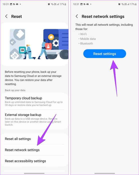 Samsung-Settings-reset-network-768x968-1 5 طرق لإعادة ضبط إعدادات الرسائل على هواتف Samsung Galaxy