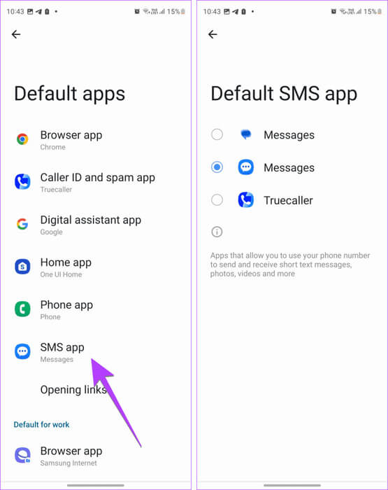 Samsung-default-apps-message-768x968-1 5 طرق لإعادة ضبط إعدادات الرسائل على هواتف Samsung Galaxy